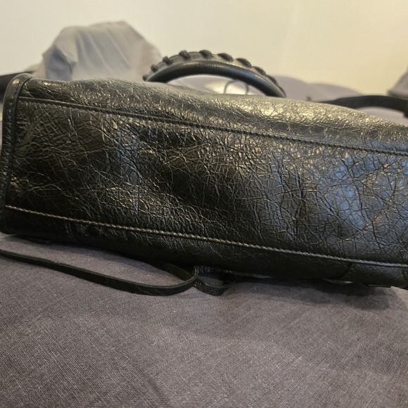 BLAENCIAGA Agneau Mini city with logo strap - Picture 4 of 10